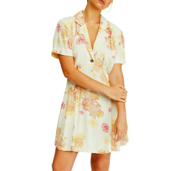 Free People Dresses & Skirts - Free People Blue Hawaii Mini Dress